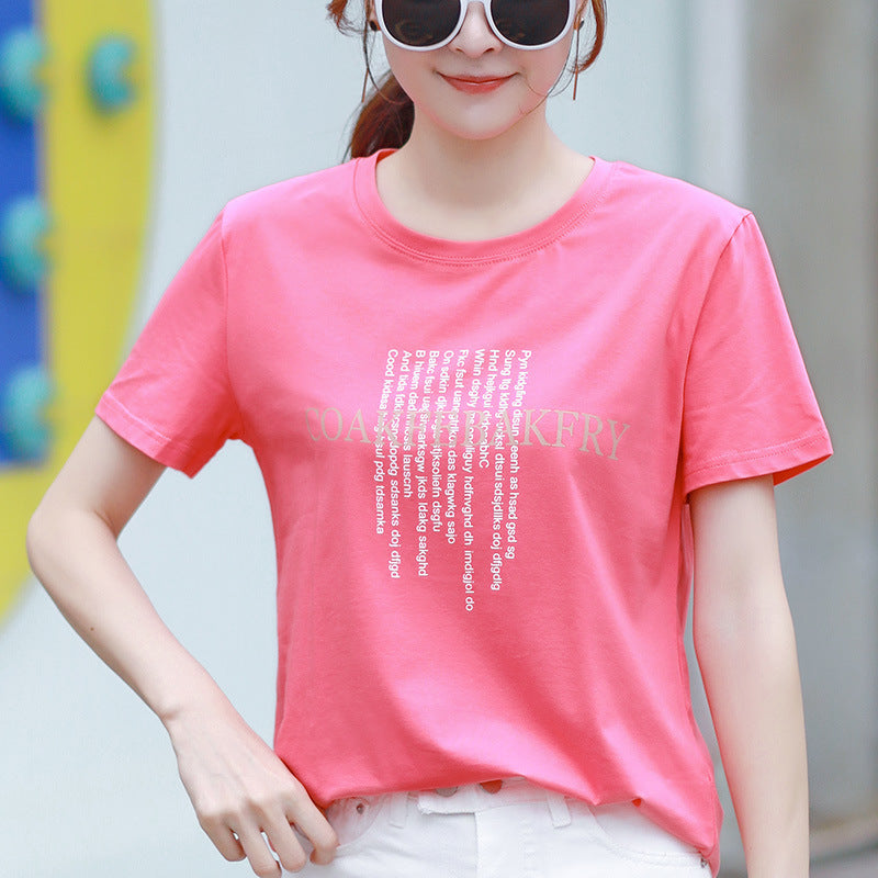 Women’s Loose Cotton T-Shirt  Student Style